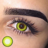 Lentilles de contact de couleur jaune Alsephina